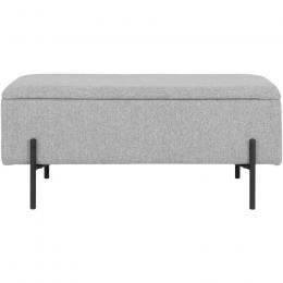 House Nordic Watford Sitzbank - hellgrau - 36,5x95x46 cm