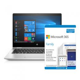 HP ProBook x360 435 G7 255F0ES 13,3 FHD IPS Touch AMD Ryzen 7, 16GB RAM, 512GB SSD, Windows 10 Pro inkl. Microsoft 365 Family [6 Benutzer /15 Monate]