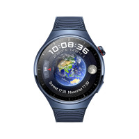 Huawei Watch 4 Pro - Titanium Blue - intelligente Uhr mit Riemen - Verbundmaterial - Blau - Handgele