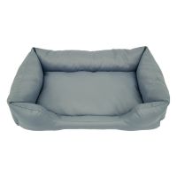 Hundebett rechteckig Bruno blaugrau - Größe L: L 100 x B 60 x H 20 cm