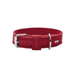 HUNTER Aalborg Rustica Halsband - rot - S-M - verstellbar: 36 - 44 cm | Breite 3,5 cm