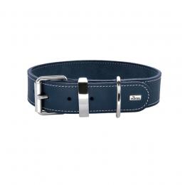 HUNTER Aalborg Special Halsband - dunkelblau - L - verstellbar: 47 - 57 cm | Breite 4,5 cm
