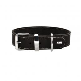 HUNTER Aalborg Special Halsband - schwarz - S2 - verstellbar: 30 - 38 cm | Breite 3,5 cm