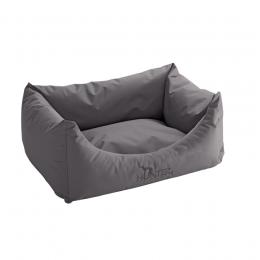 HUNTER Gent Antibakteriell Hundesofa - grau - Außen: 80x60 cm, Innen: 70x50 cm