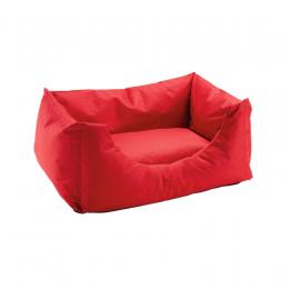HUNTER Gent Antibakteriell Hundesofa - rot - Außen: 60x45 cm, Innen: 50x40 cm
