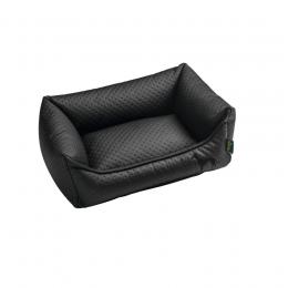 HUNTER Mira Hundesofa - schwarz - Außen: 50x35 cm, Innen: 40x30 cm