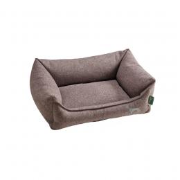 HUNTER Prag Hundesofa - rosa-anthrazit - Außen: 50x35 cm, Innen: 40x30 cm