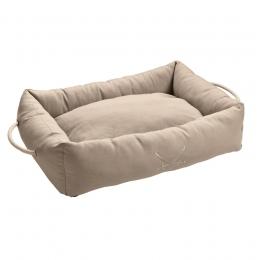 HUNTER Sansibar Rantum Hundesofa - beige - Außen: 80x60 cm, Innen: 60x40 cm