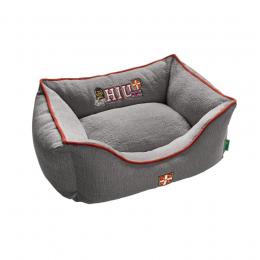 HUNTER University Hundesofa - grau - Außen: 80x60 cm, Innen: 70x55 cm