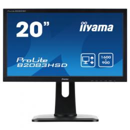 Iiyama ProLite B2083HSD-B1 Office Monitor - Pivot, 5 ms, B-Ware