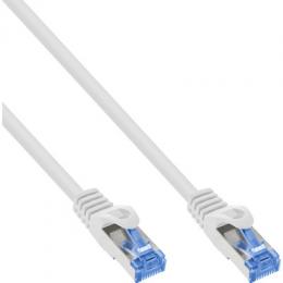 InLine® Patchkabel, Cat.6A, S/FTP, TPE flexibel, wei&szlig;, 20m