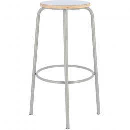Jan Kurtz PARIS Barhocker - taupe/taupe - Ø 32 cm - Höhe 75 cm