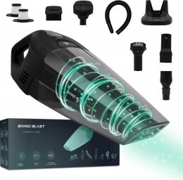 JAP Appliances - All-in-One Handstaubsauger - Nass- und Trockenschmutz f&uuml;r Auto/Haustiere/Haus - Kabellos - Schwarz