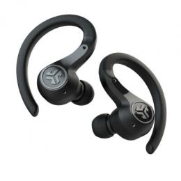 JLab Epic Air Sport ANC True Wireless Schwarz - On-Ear-Kopfhörer (28 Stunden Akkulaufzeit, eingebautes Mikrofon)