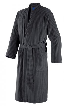 JOOP! Classic Stripes Herren-Kimono - graphit - 46/48 (S)