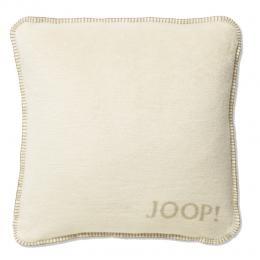 JOOP! Trend Uni-Doubleface Kissen mit Füllung - pergament-sand - 50x50 cm