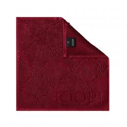 JOOP! Uni Cornflower Seiftuch - granat - 30x30 cm