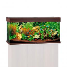 Juwel Rio 180 LED Komplett Aquarium ohne Schrank dunkles holz