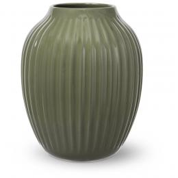 Kähler Design Hammershøi Vase gross - dunkelgrün - Ø 20 cm - Höhe: 25,5 cm