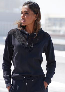 KangaROOS Hoodie, mit Lochmuster &uuml;ber den Brustbereich