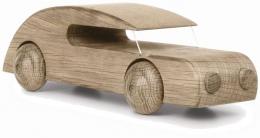 KAY BOJESEN Sedan Limousine Holzfigur groß - eiche/ahorn - Länge 27 cm