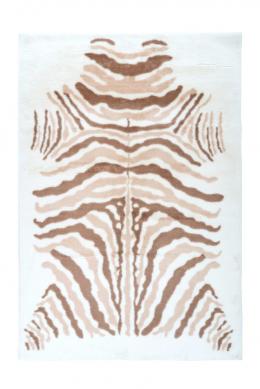 Kayoom Teppich Rabbit Animal - elfenbein-taupe-weiß - 120x160 cm
