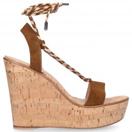 Keilsandaletten Hyeres Veloursleder