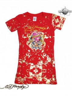 Kids Ed Hardy Kids Girls Splatter Shirt (4)