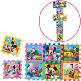KNORRTOYS® Disney Mickey Maus EVA Schaumstoff Puzzlematten 8-tlg. (Bunt)