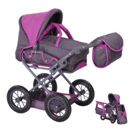 KNORRTOYS® Puppenwagen Ruby (Tec Purple)