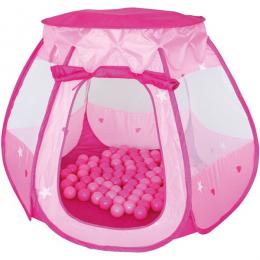 KNORRTOYS® Spielzelt Bällebad Bella mit 100 Bällen (Rosa-Pink)