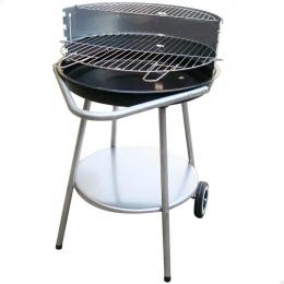 Kohlegrill mit Rädern Aktive Emailliertes Metall 51 x 82 x 51 cm Schwarz