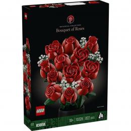 Konstruktionsspiel Lego Botanical Collection Bouquet of Roses Bunt 822 St&uuml;cke
