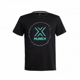 Kurzärmliges Sport T-Shirt Munich Schwarz