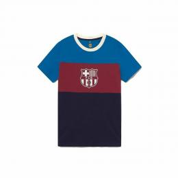 Kurzarm-Fußballtrikot FC Barcelona für Herren, Blau