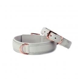 LABONI AMICI Hundehalsband - light grey - Umfang 37-42 cm - Länge 50 cm - Breite 3,5 cm
