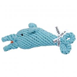 LABONI DIDI DELPHIN KULT-SPIELZEUG FÜR HUNDE - hellblau - 26 x 10 x 7 cm