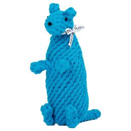 LABONI KURT KÄNGURU KULT-SPIELZEUG FÜR HUNDE - türkis - 14 x 8 x 22 cm