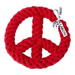 LABONI PAULA PEACE KULT-SPIELZEUG FÜR HUNDE - rot - 17 x 17 x 3 cm