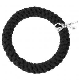 LABONI RINGO RING KULT-SPIELZEUG FÜR HUNDE - schwarz - 22 x 22 x 3 cm