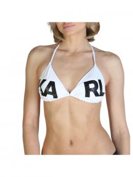 Lagerfeld Elegance Damen Bikini-Top Weiß, Größe XS