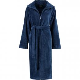 Lago by CAWÖ 804 Damen-Bademantel mit Reißverschluss