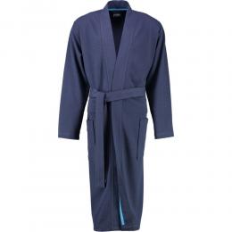 Lago by CAWÖ 816 Herren Kimono mit Schalkragen - marine - 46/48 (S)
