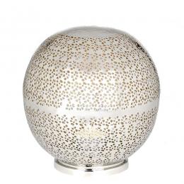 Lambert Azrou Windlicht XL - silberfarben - Ø 27 cm