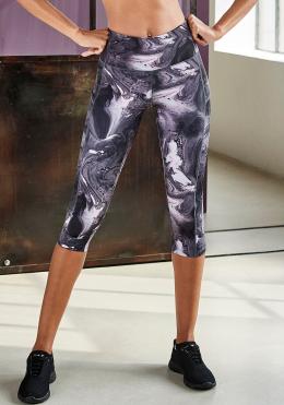 LASCANA ACTIVE Caprileggings »Basic Bottoms«, mit kleiner Bundtasche hinten