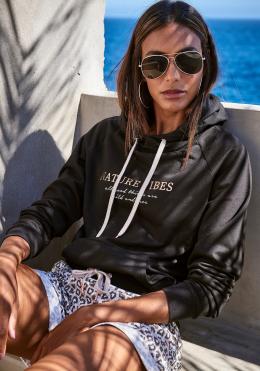LASCANA Hoodie, mit K&auml;ngurutasche, Loungewear