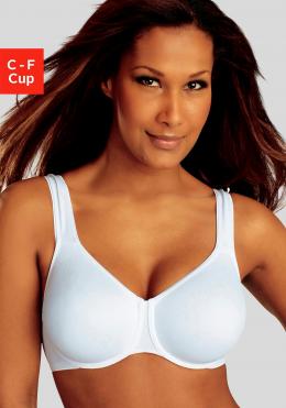 LASCANA Minimizer-BH, mit B&uuml;gel und nahtlosen Cups, aus seidiger Microfaser, Basic Dessous