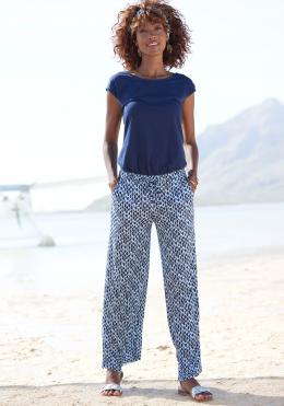 LASCANA Overall, mit weitem Bein und Taschen, sommerlicher Jumpsuit, 2-in-1-Look