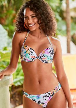 LASCANA Push-Up-Bikini, mit trendigem Animalprint