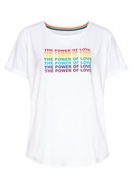 LASCANA T-Shirt »Pride«, mit 'Power of Love' Frontdruck